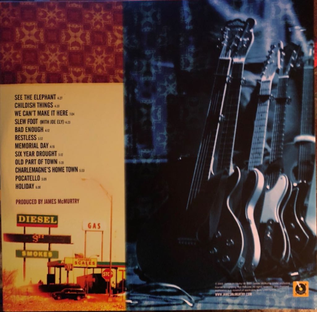 Childish Things - McMurtry, James (CD - 5928) music collectible [Barcode 804879283911] - Main Image 2