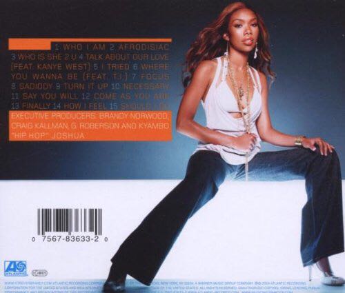Afrodisiac - Brandy (CD - 61) music collectible [Barcode 075678363320] - Main Image 2