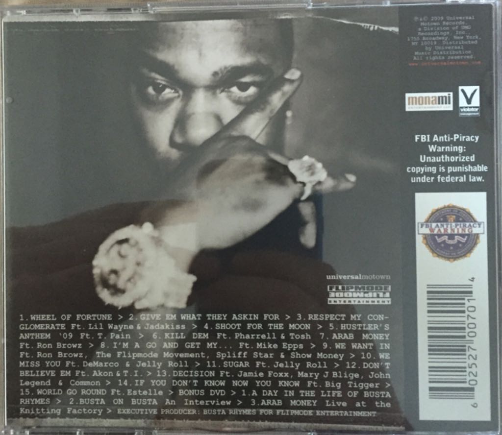Back On My B.S. (Deluxe Edition CD/DVD) - Busta Rhymes (CD) music collectible [Barcode 602527007014] - Main Image 2
