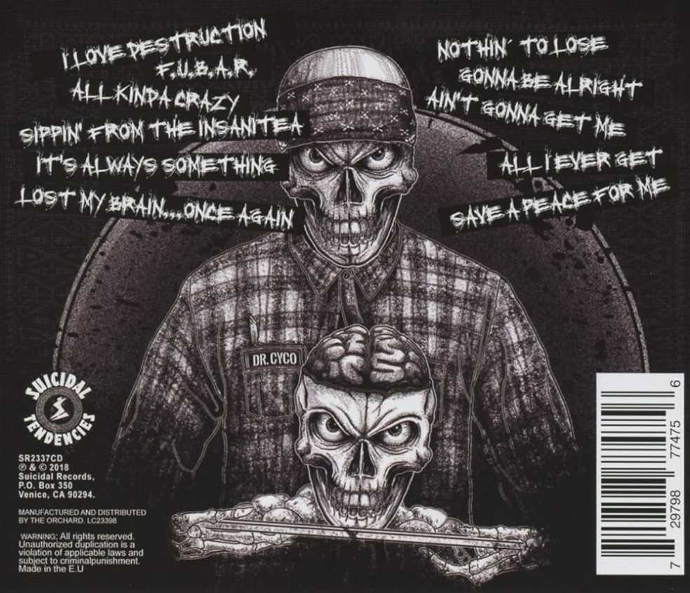 Still Cyco After All These Years - Suicidal Tendencies (CD) music collectible [Barcode 886972320229] - Main Image 2