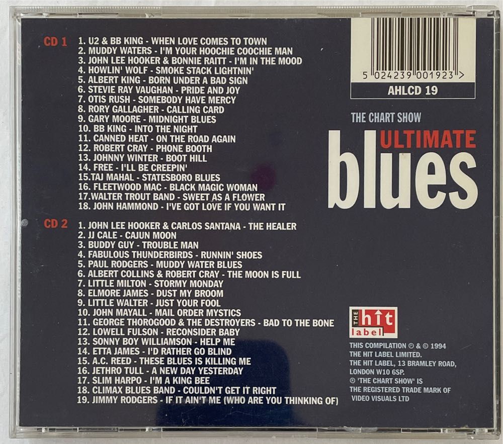 The Chart Show Ultimate Blues - Various Artists (CD) music collectible [Barcode 5024239001923] - Main Image 2