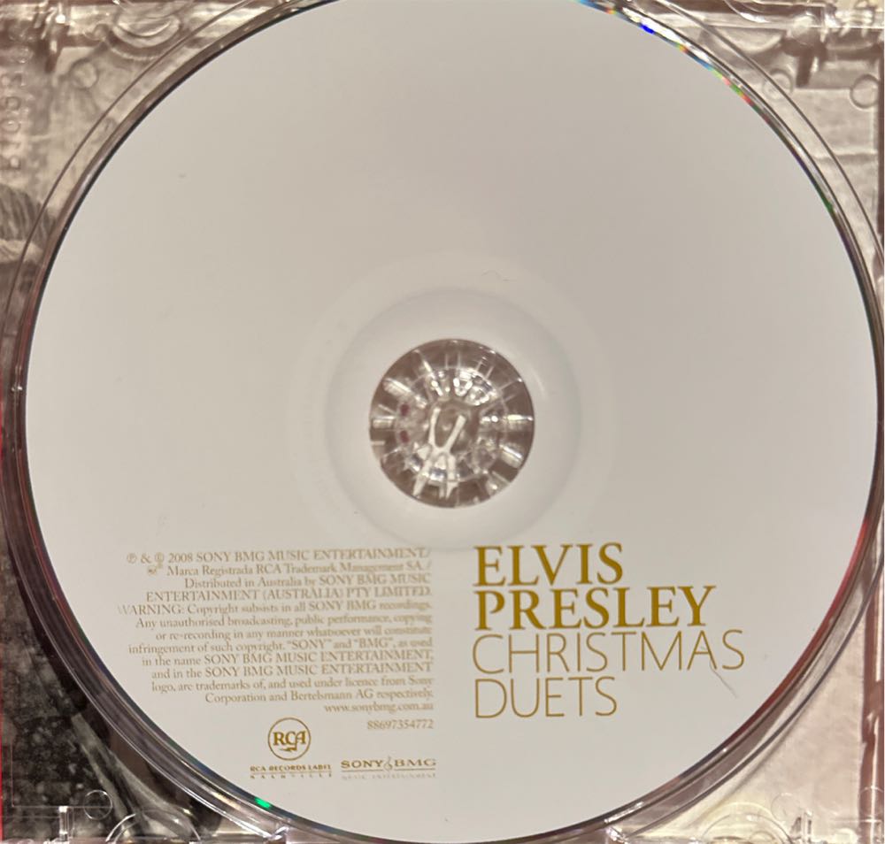 2008 - Christmas Duets - Elvis Presley (CD) music collectible [Barcode 886973547724] - Main Image 3