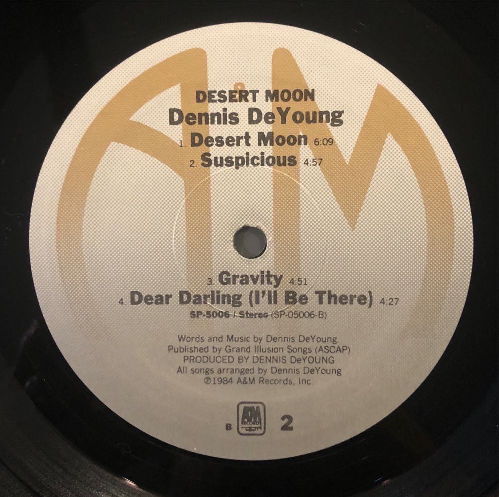 Desert Moon - DeYoung, Dennis (12”) music collectible - Main Image 4