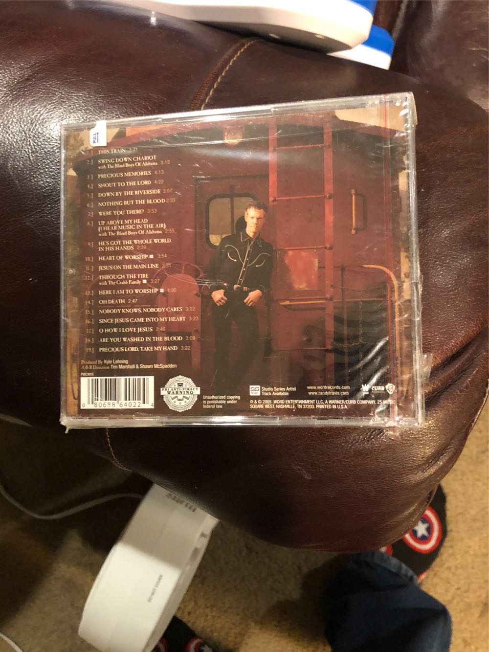 Glory Train - Songs of Faith Worship & Praise - Randy Travis (MP3) music collectible [Barcode 080688640224] - Main Image 2