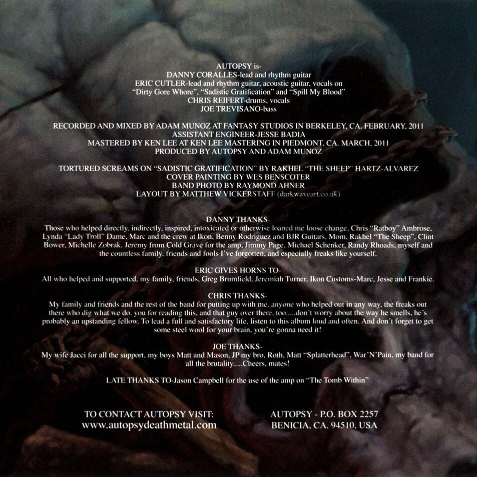 Macabre Eternal - Autopsy (CD - 64) music collectible [Barcode 801056831828] - Main Image 2