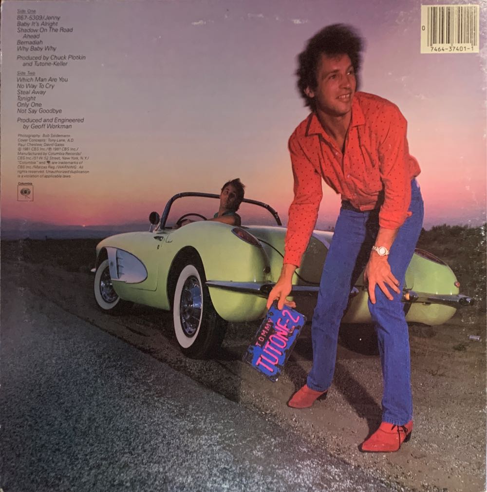 Tommy Tutone 2 - Tommy Tutone (12” - 38) music collectible [Barcode 074643740111] - Main Image 2
