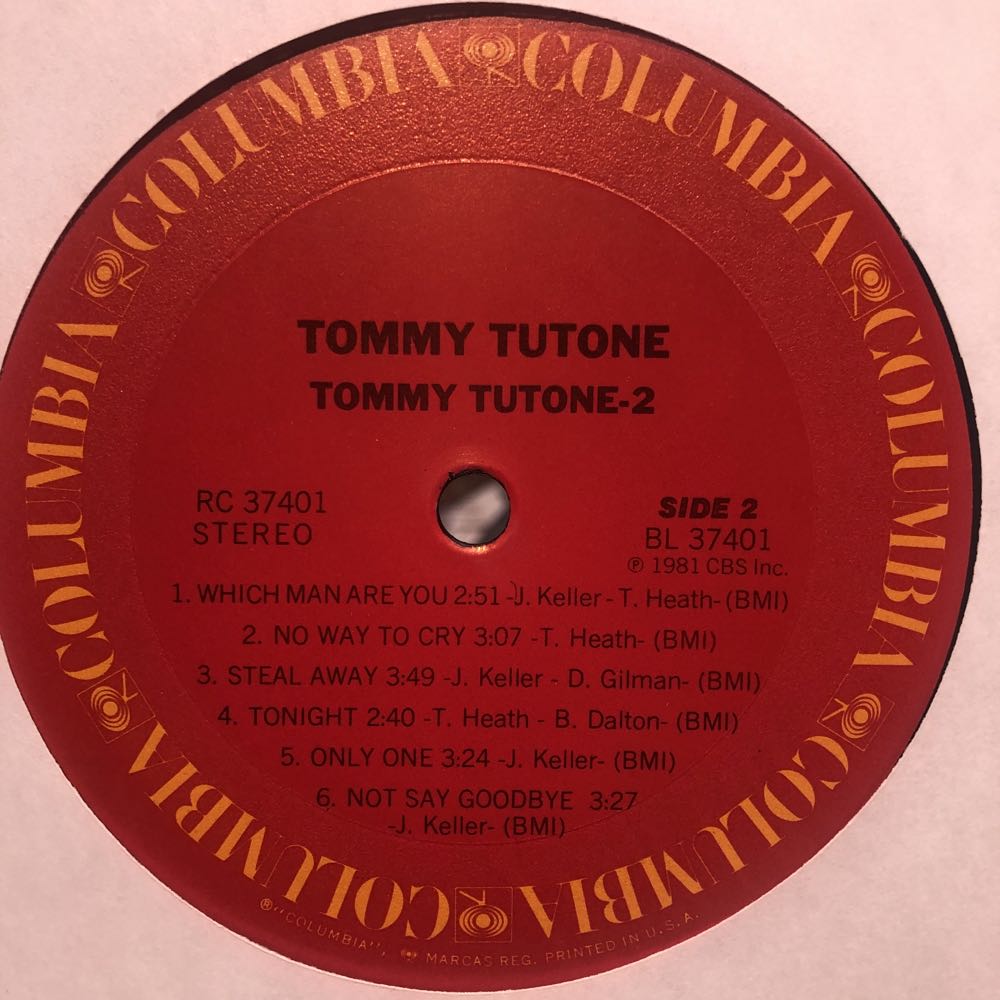 Tommy Tutone 2 - Tommy Tutone (12” - 38) music collectible [Barcode 074643740111] - Main Image 4