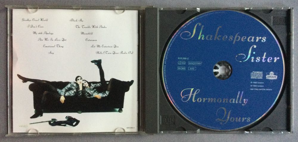 Hormonally Yours - Shakespears Sister (CD - 4952) music collectible [Barcode 042282826626] - Main Image 3