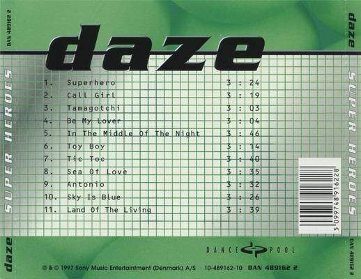 Super Heroes - Daze (CD) music collectible [Barcode 5099748916129] - Main Image 2