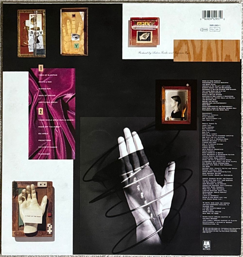 Days of open hand - Vega, Suzanne (12” - 46) music collectible [Barcode 082839529587] - Main Image 2