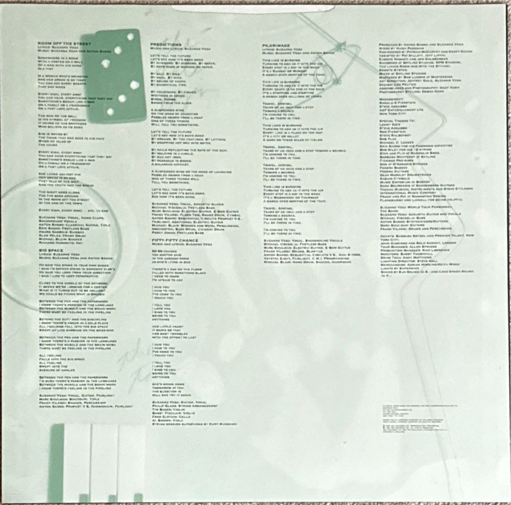 Days of open hand - Vega, Suzanne (12” - 46) music collectible [Barcode 082839529587] - Main Image 4