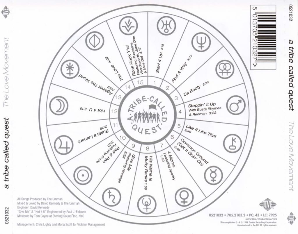 The Love Movement - A Tribe Called Quest (12”) music collectible [Barcode 828765355421] - Main Image 2