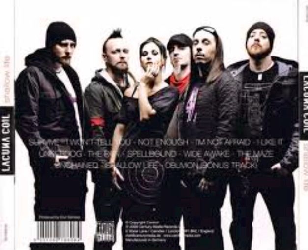 Shallow Life - Lacuna Coil (CD - 44:00) music collectible [Barcode 5051099788022] - Main Image 2