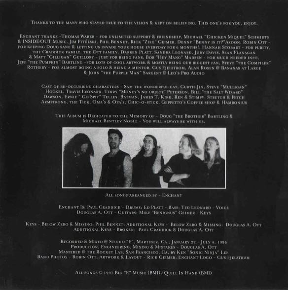 Wounded - Enchant (CD) music collectible [Barcode 026245902022] - Main Image 3