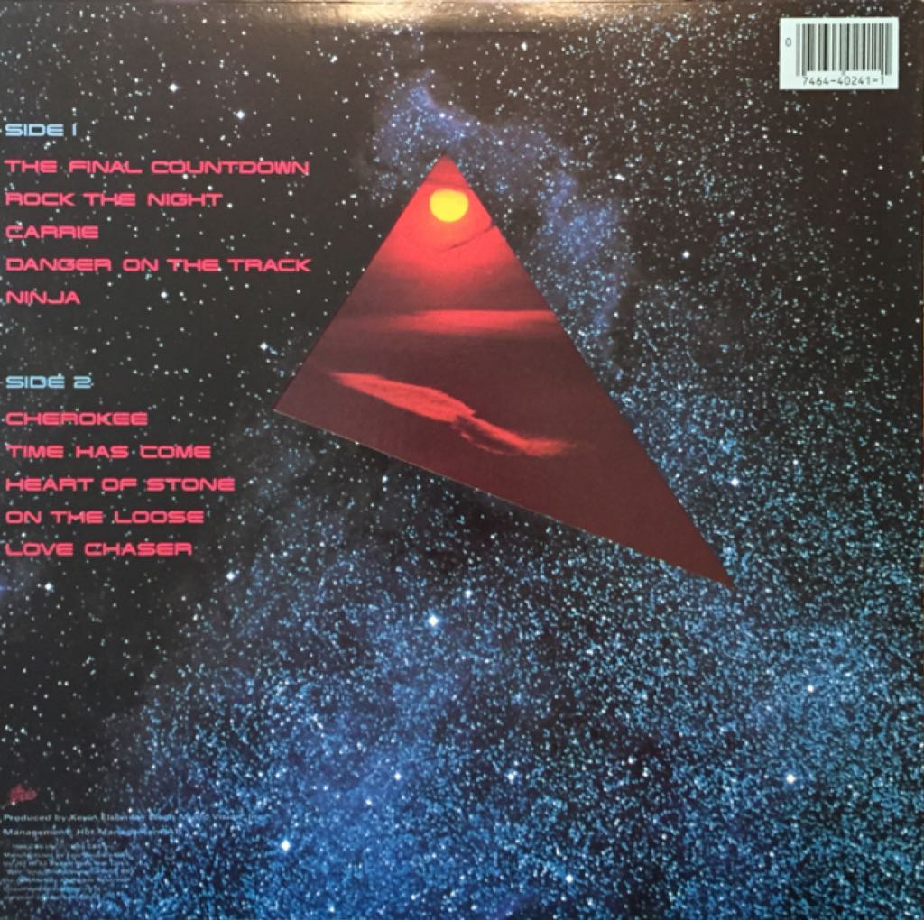 The Final Countdown - Europe (12”) music collectible - Main Image 2
