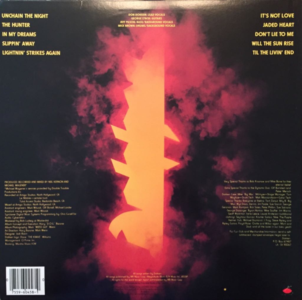 Under Lock And Key - Dokken (CD - 42) music collectible - Main Image 2