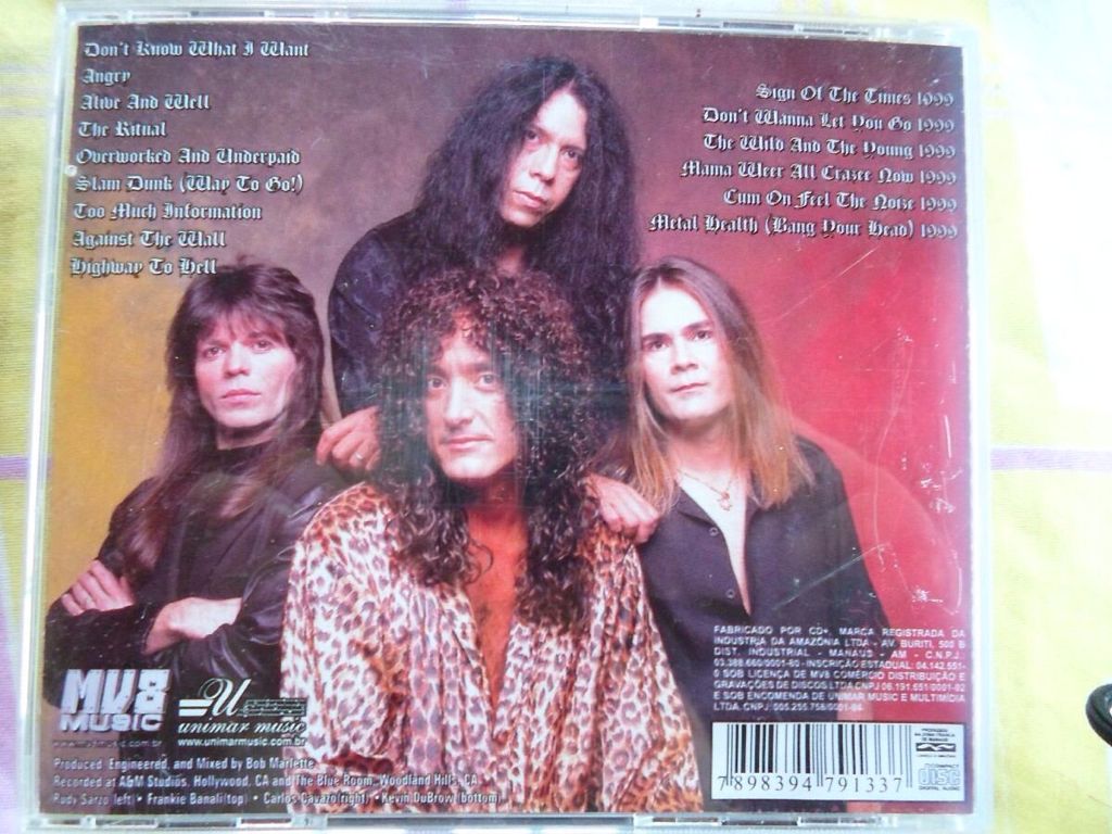 Winners Take All - Quiet Riot (CD - 43:04) music collectible [Barcode 079892162622] - Main Image 2