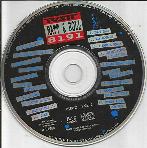 Ratt and Roll 81-91 - Ratt (CD - 76) music collectible [Barcode 075678226021] - Main Image 3