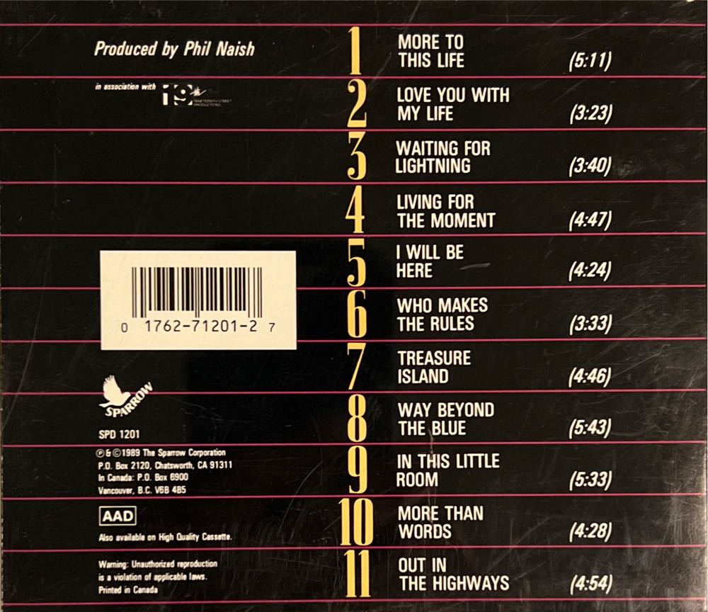 More To This Life - Chapman, Steven Curtis (CD) music collectible [Barcode 017627120127] - Main Image 2