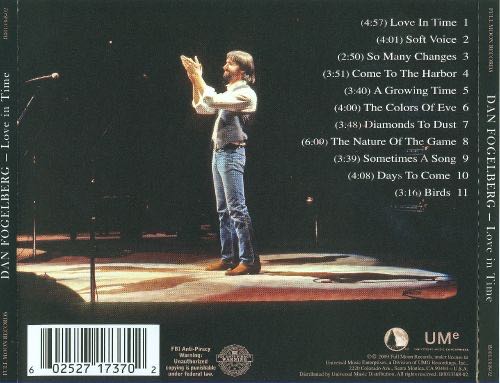 Love in Time (MP3) - Fogelberg, Dan (MP3) music collectible - Main Image 2