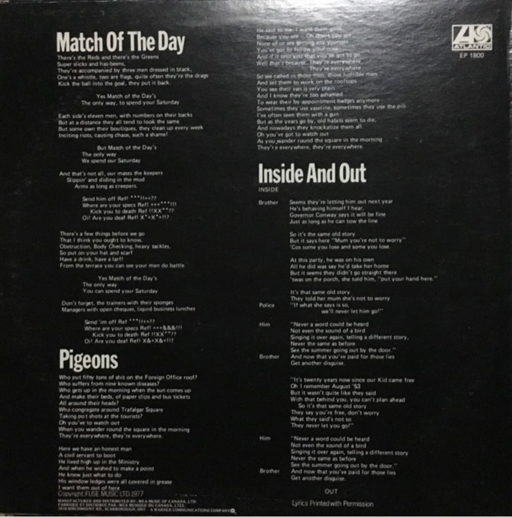 Spot The Pigeon - Genesis (CD) music collectible [Barcode 5012980004003] - Main Image 2