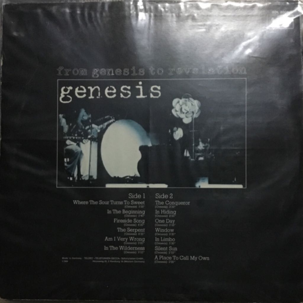 From Genesis To Revelation - Genesis (12”) music collectible - Main Image 2