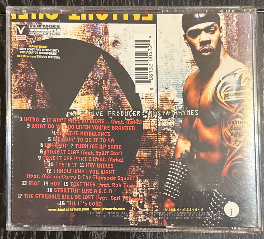 It Ain’t Safe No More... - Busta Rhymes (CD) music collectible [Barcode 808132004329] - Main Image 2