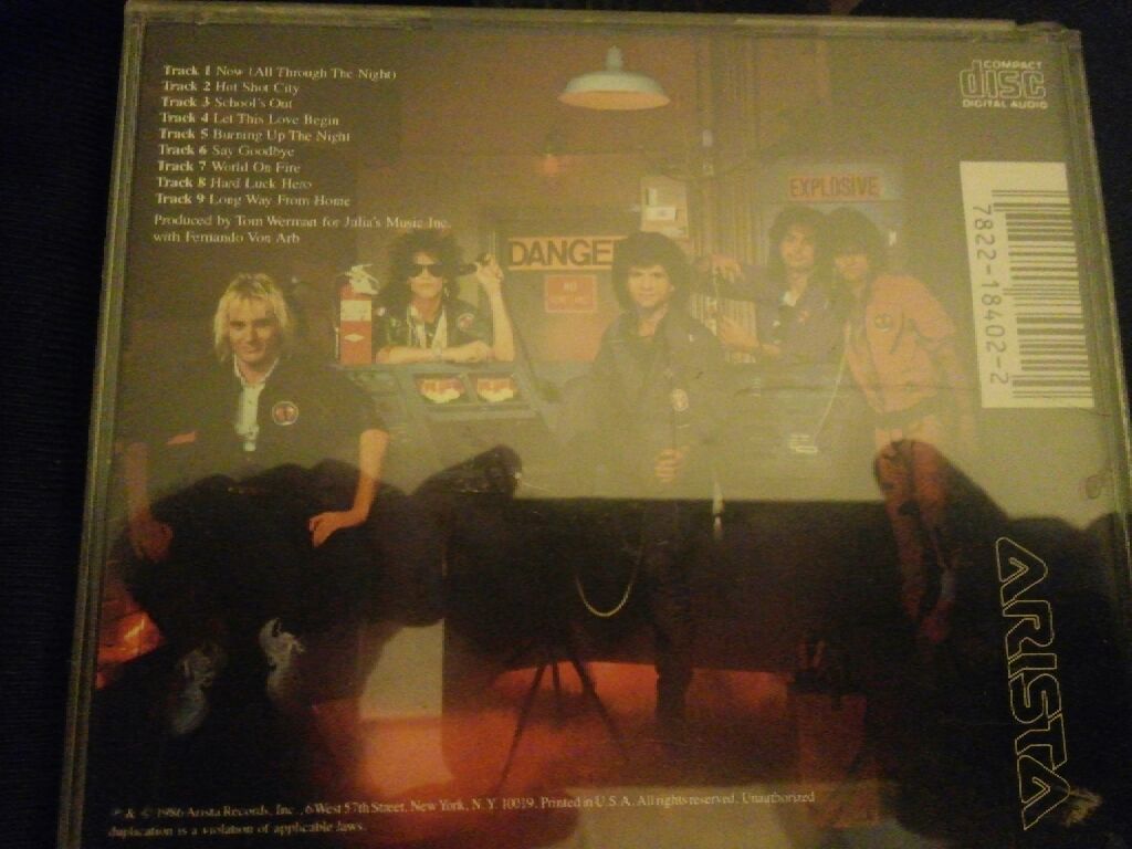 Change Of Address - Krokus (CD) music collectible [Barcode 078221840224] - Main Image 2