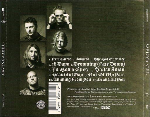 Saving Abel - Saving Abel (CD) music collectible [Barcode 5099951501921] - Main Image 2