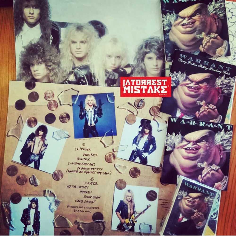 Dirty Rotten Filthy Stinking Rich - Warrant (CD-R - 37) music collectible [Barcode 020831379625] - Main Image 4