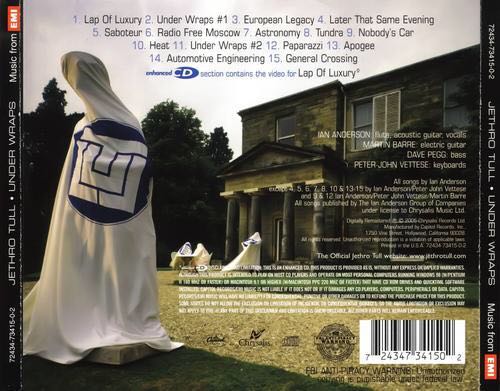 Under Wraps - Jethro Tull (Enhanced CD (ECD) - 59) music collectible [Barcode 724347341502] - Main Image 2