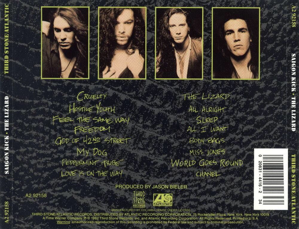 The Lizard - Saigon Kick (CD - 53) music collectible [Barcode 075679215826] - Main Image 2