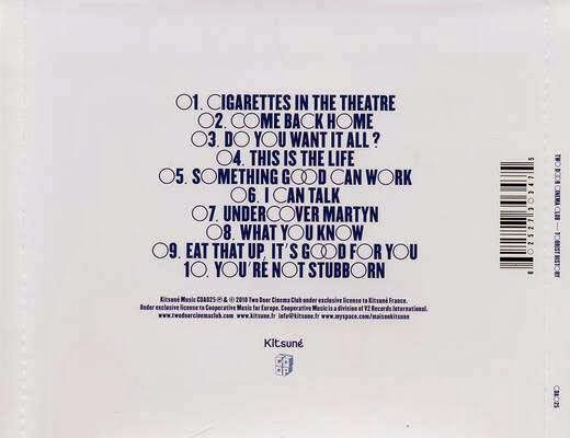 Tourist History - Two Door Cinema Club (CD - 3235) music collectible [Barcode 892038002275] - Main Image 2