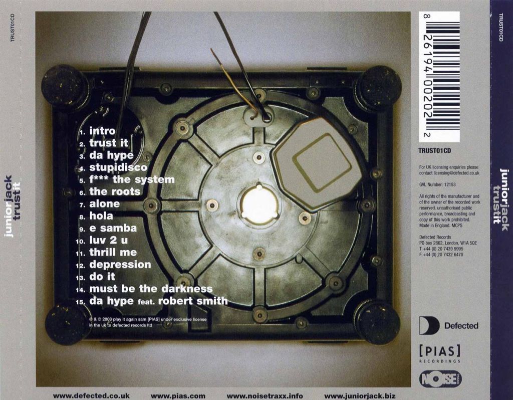 Trust It - Junior Jack (MP3) music collectible - Main Image 2