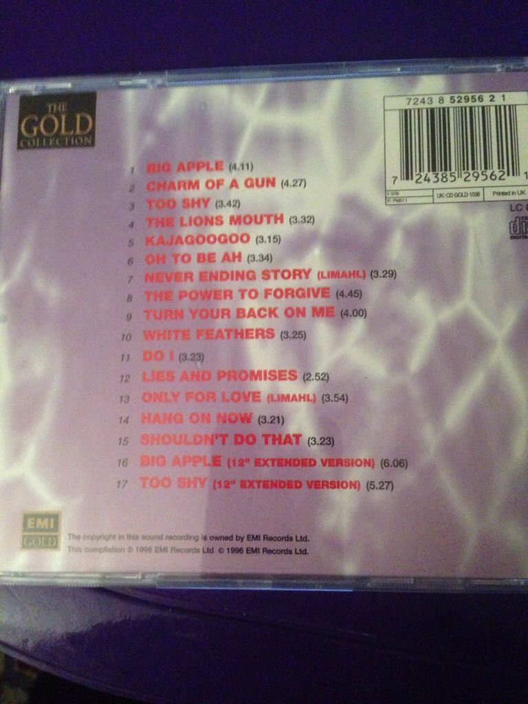 The Very Best Of Kajagoogoo - Kajagoogoo (MP3 - 67) music collectible [Barcode 724385295621] - Main Image 2