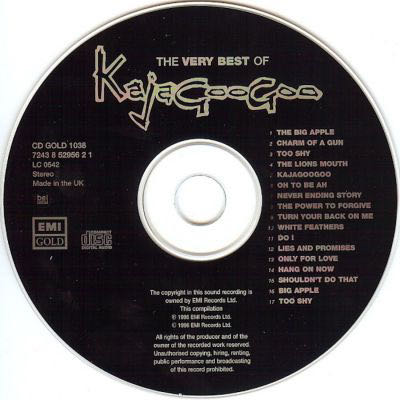 The Very Best Of Kajagoogoo - Kajagoogoo (MP3 - 67) music collectible [Barcode 724385295621] - Main Image 3