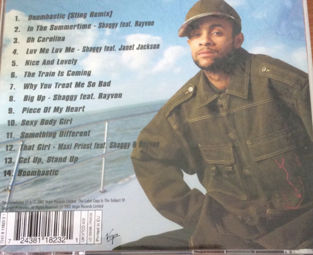 Mr. Lover Lover: Best Of Shaggy… Part 1 - Shaggy (CD - 57:49) music collectible [Barcode 724381182321] - Main Image 2