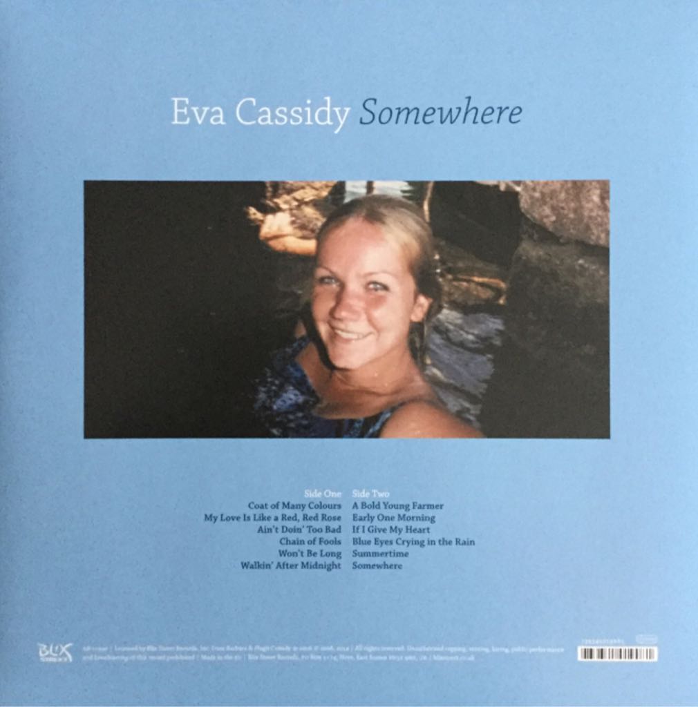 Somewhere - Eva Cassidy (12” - 42:56) music collectible [Barcode 1138338079029] - Main Image 2