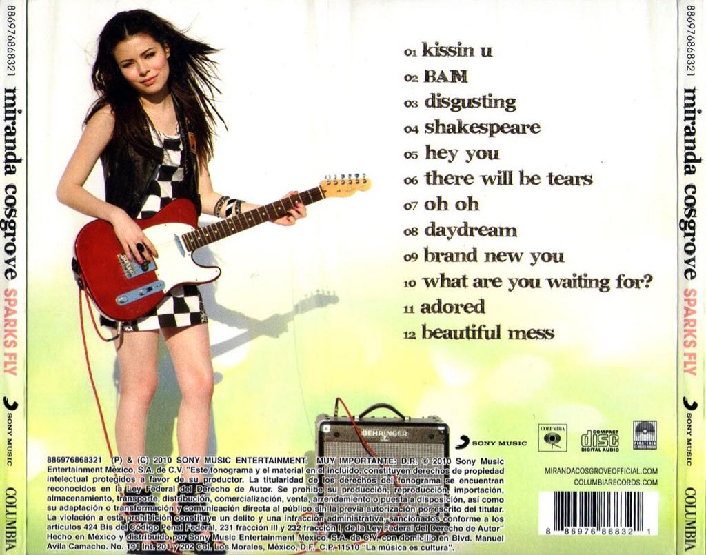 Sparks Fly - Miranda Cosgrove (CD) music collectible - Main Image 2