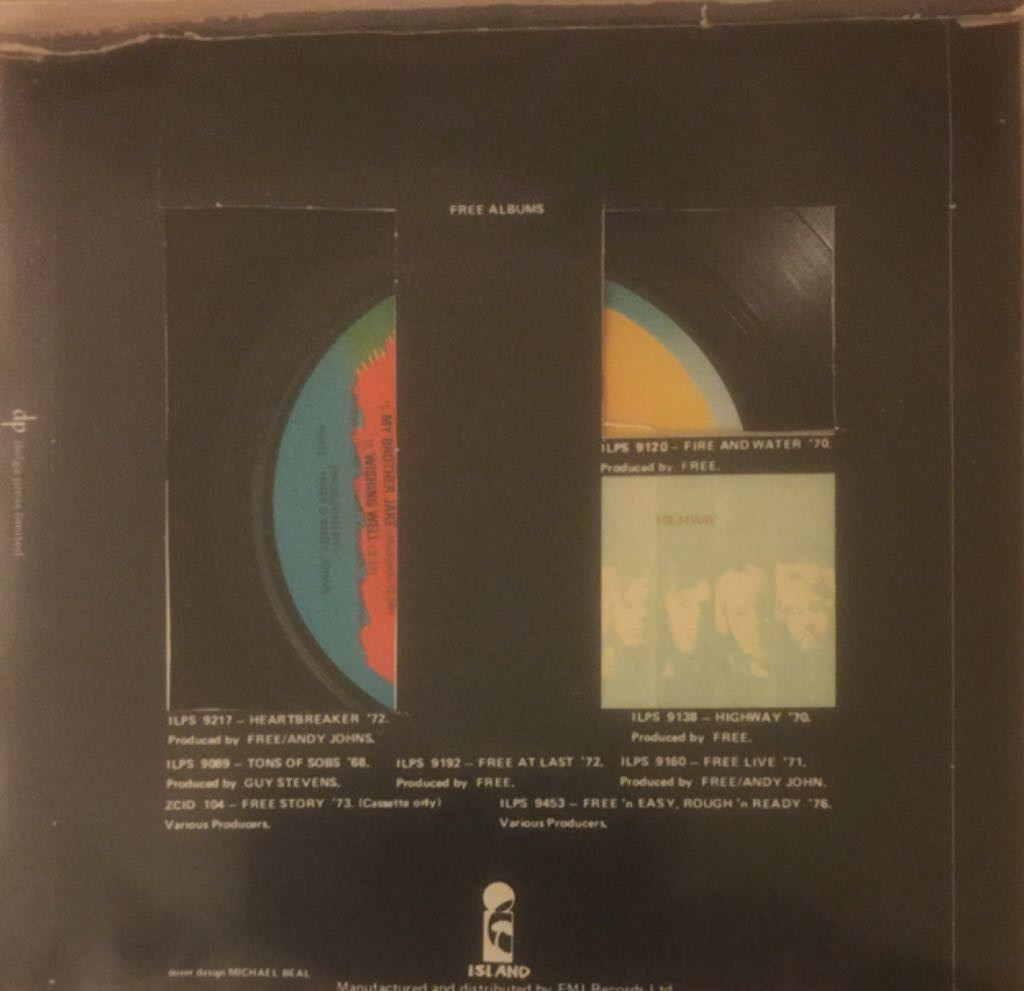 All Right Now (Vinyl Single) - Free (7”) music collectible - Main Image 2