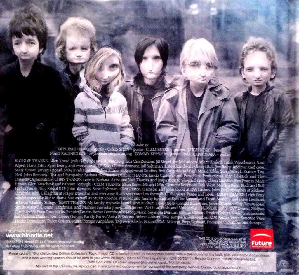 Panic Of Girls - Blondie (CD - 49) music collectible [Barcode 9781858703886] - Main Image 2