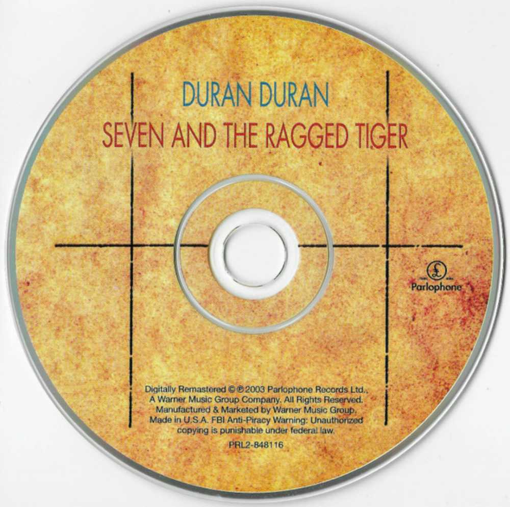 Seven and the Ragged Tiger - Duran Duran (CD - 38) music collectible [Barcode 724358481129] - Main Image 3