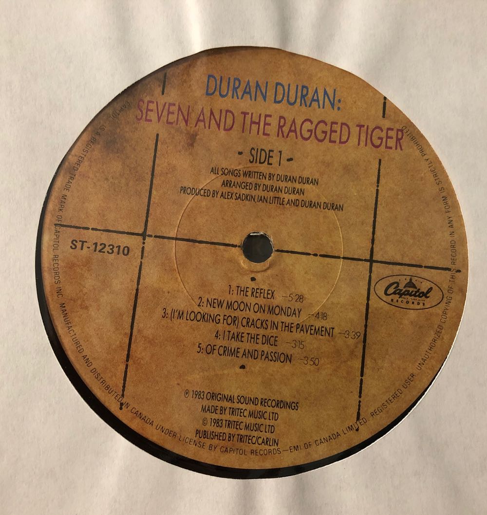 Seven and the Ragged Tiger - Duran Duran (CD - 37) music collectible - Main Image 3