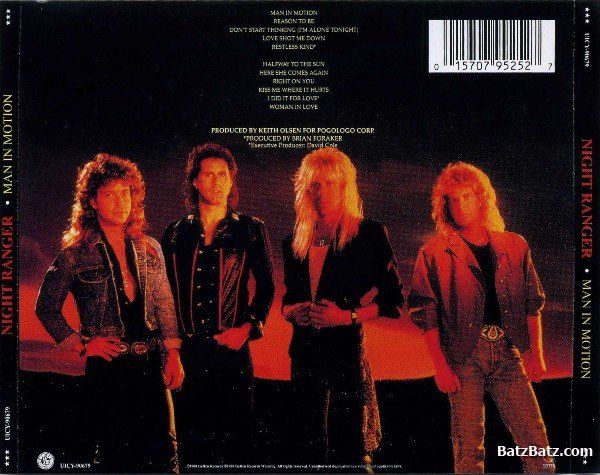 Man In Motion - Night Ranger (CD - 50) music collectible [Barcode 076732623824] - Main Image 2