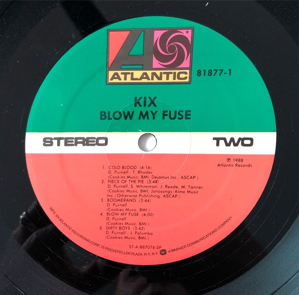 Blow My Fuse - Kix (12” - 40) music collectible [Barcode 075678187711] - Main Image 4
