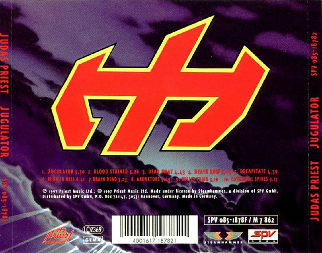 Jugulator - Judas Priest (CD - 58) music collectible [Barcode 4001617187821] - Main Image 2