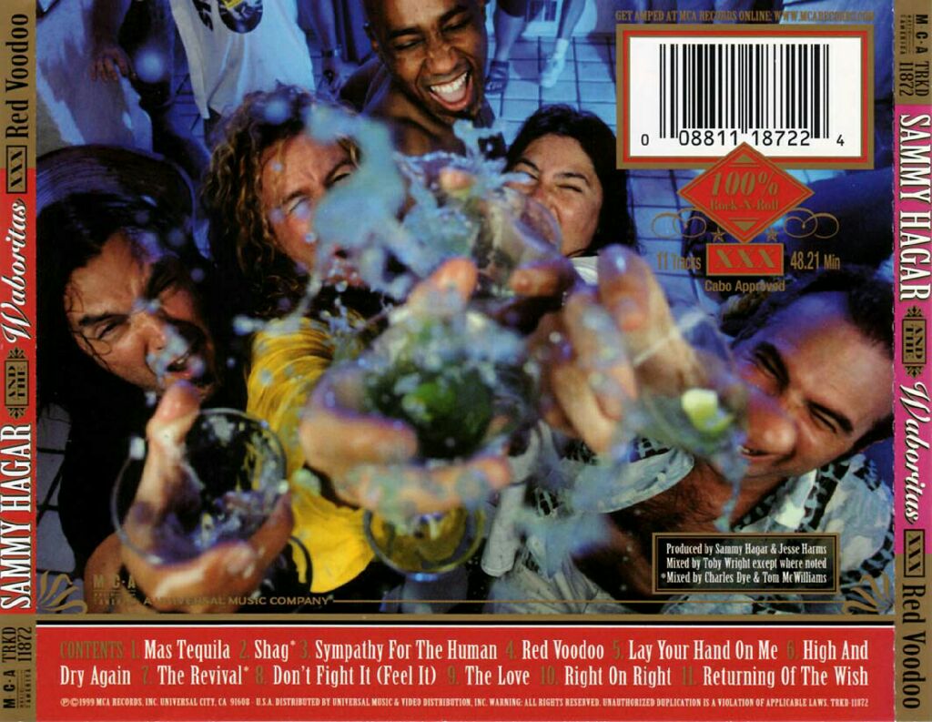 Red Voodoo - Hagar, Sammy (CD - 4821) music collectible [Barcode 008811187224] - Main Image 2