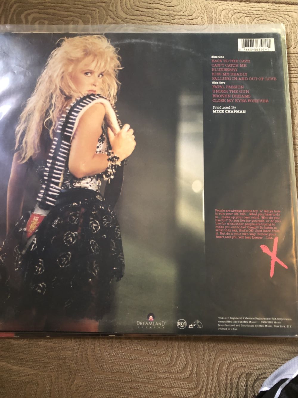 Lita - Lita Ford (12” - 40) music collectible [Barcode 078635639711] - Main Image 2