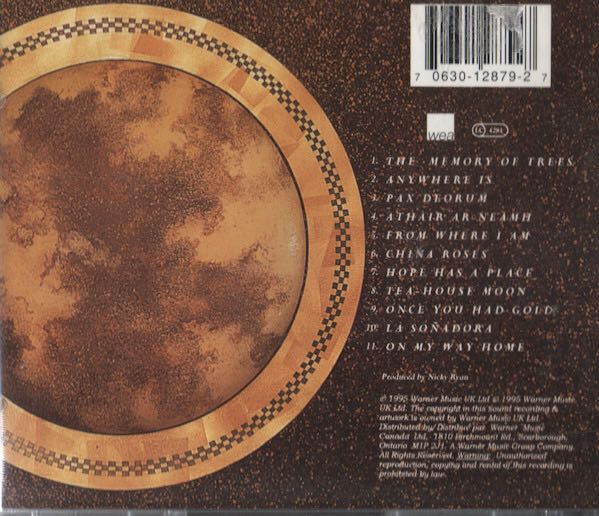 Memory of Trees - Enya (CD - 44) music collectible [Barcode 706301287927] - Main Image 3