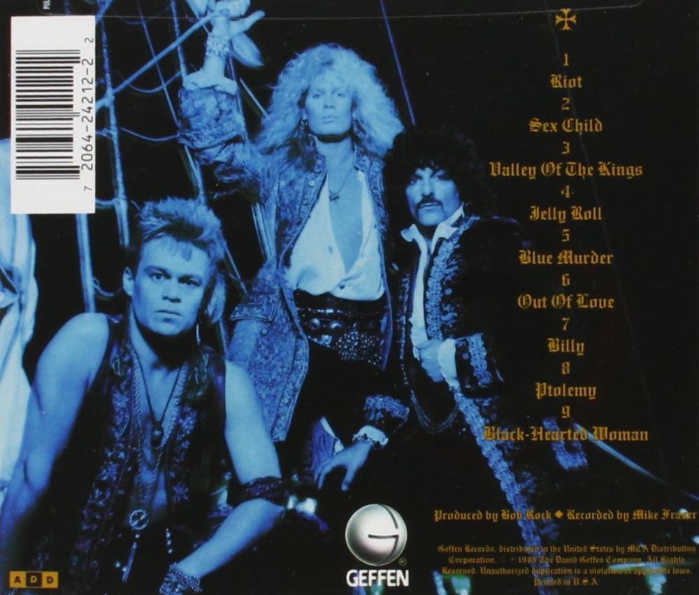 Blue Murder - Blue Murder (12”) music collectible [Barcode 075992421218] - Main Image 2